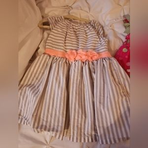 Striped girls dress